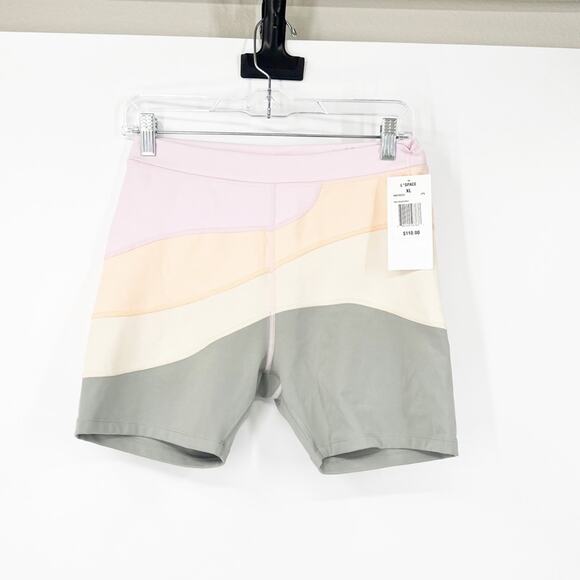 L*Space New Heights Shorts in Sage/Just Peachy/Peony/Bone NWT - Picture 2 of 8